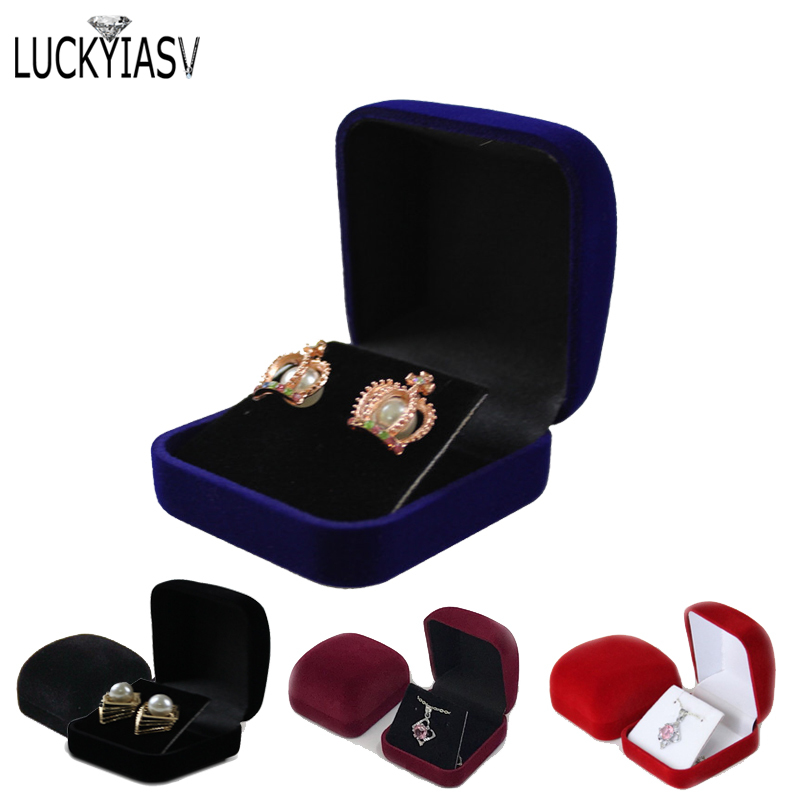 Body Jewelry Display - ต่างหูสตั๊ดกล่องเก็บต่างหูจี้Organizerกรณีกํามะหยี่สูงสร้อยคอขนาดเล็กเครื่องประดับของขวัญกล่องบรรจุภัณฑ์