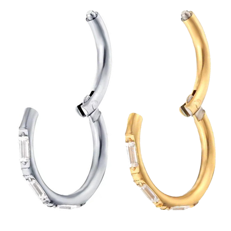 ASTM F136 ต่างหูไทเทเนียมคุณภา - Zoor Body Jewelry บทวิจารณ์และราคา