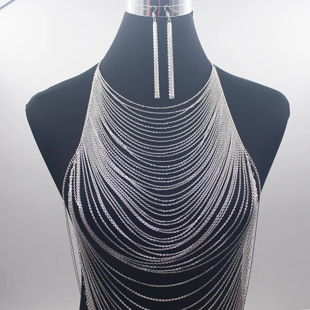 แฟชั่นเซ็กซี่เงางามหรูหราลำตัว - Body Jewelry Materials บทวิจารณ์และราคา
