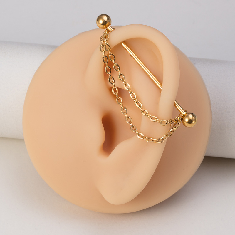1 PC อุตสาหกรรมเจาะ Barbell พร - Body Jewelry Implants บทวิจารณ์และราคา