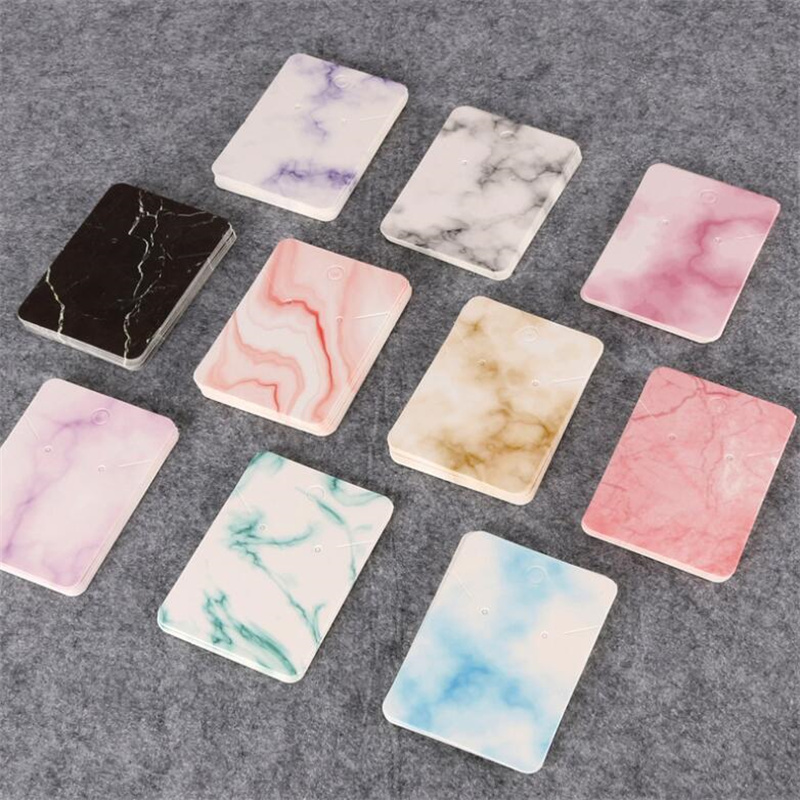 50pcs หินอ่อนต่างหูการ์ดแสดงผล - Body Jewelry Display บทวิจารณ์และราคา