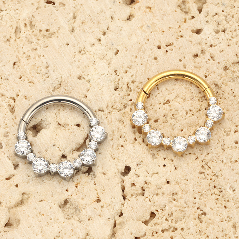 ASTM F136 ไทเทเนียม Daith Clic - Zoor Body Jewelry บทวิจารณ์และราคา