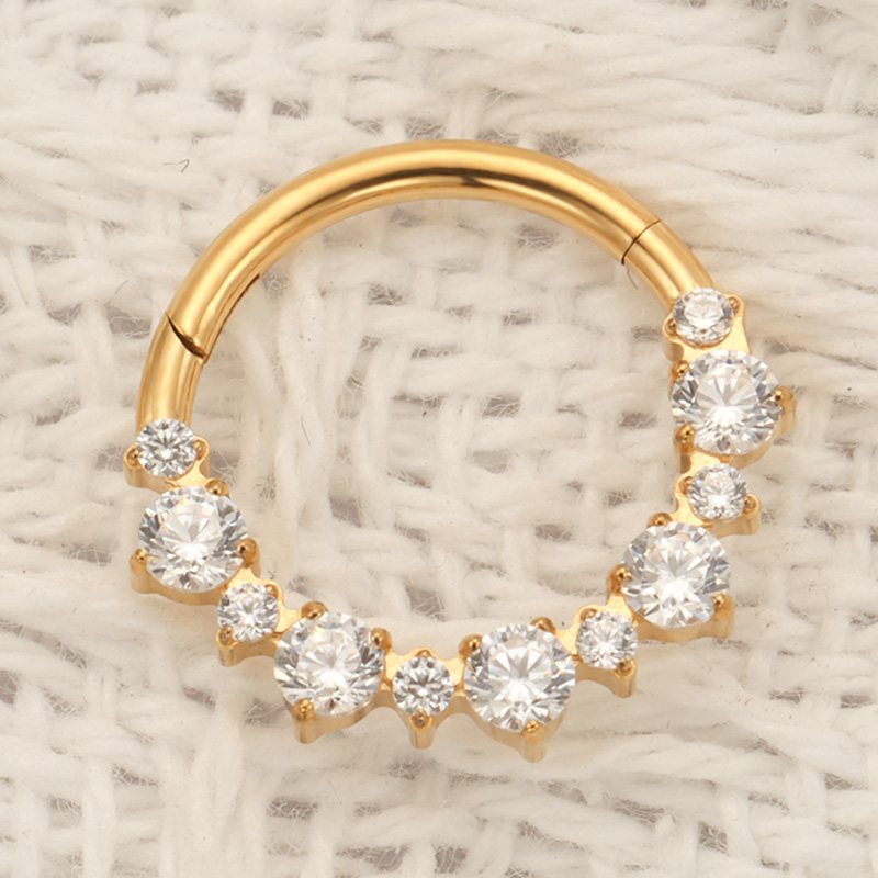 ASTM F136 ไทเทเนียม Daith Clic - Zoor Body Jewelry บทวิจารณ์และราคา