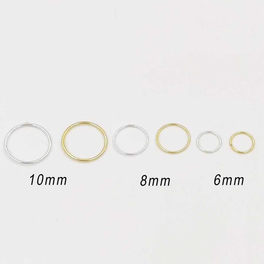 925เงินสเตอร์ลิงแหวนจมูก Hoop  - Body Jewelry Ear Piercing บทวิจารณ์และราคา