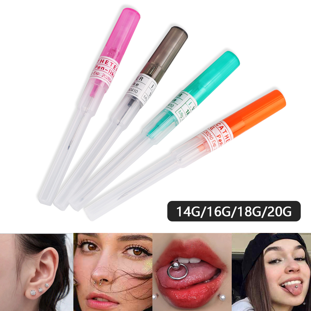 เข็มเจาะแบบใช้แล้วทิ้งปลอดเชื้ - Body Jewelry Ear Piercing บทวิจารณ์และราคา