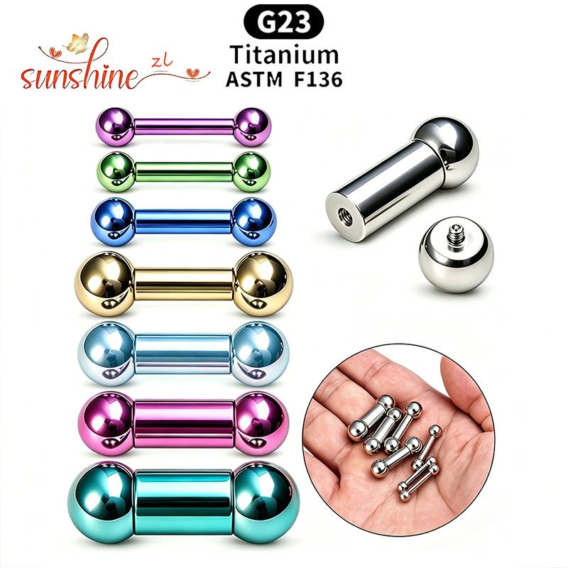 ไทเทเนียมเกรดสำหรับฝังในร่างกา - Body Jewelry Implants บทวิจารณ์และราคา