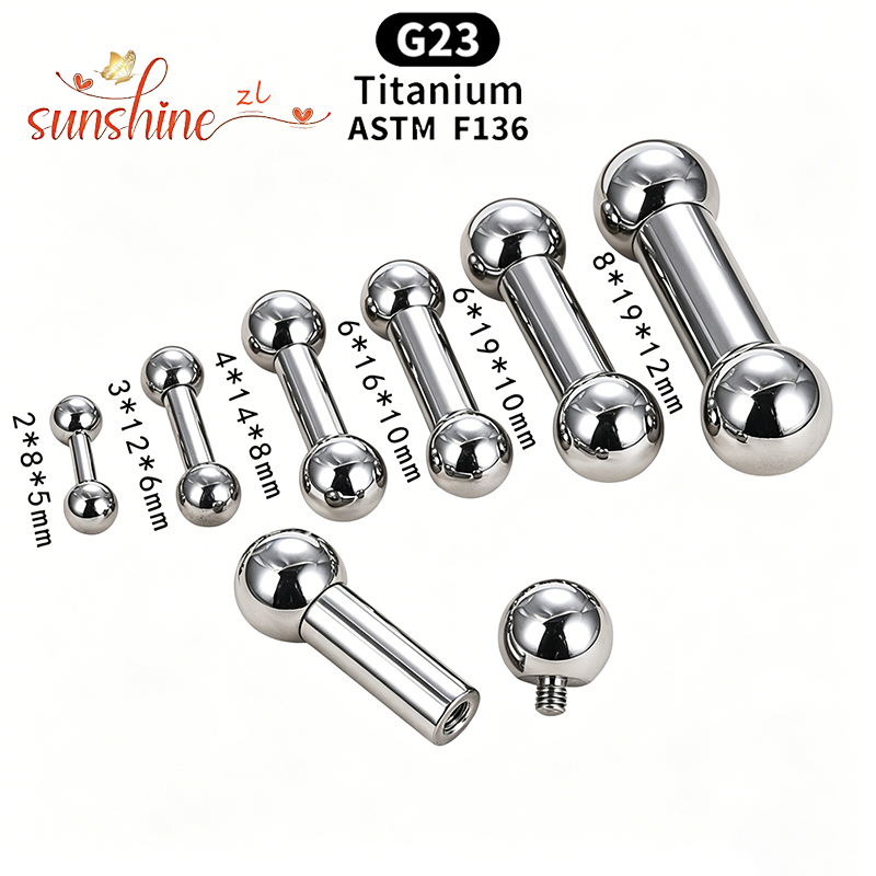 ไทเทเนียมเกรดสำหรับฝังในร่างกา - Body Jewelry Implants บทวิจารณ์และราคา