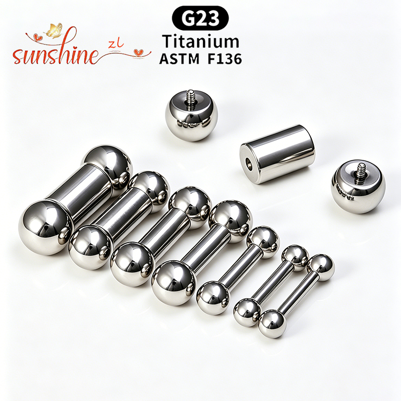 ไทเทเนียมเกรดสำหรับฝังในร่างกา - Body Jewelry Implants บทวิจารณ์และราคา