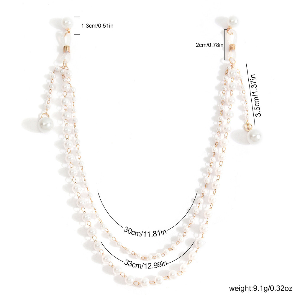 สร้อยคอประดับมุกเทียมแบบพู่ห้อ - Body Jewelry Nipple Chain บทวิจารณ์และราคา