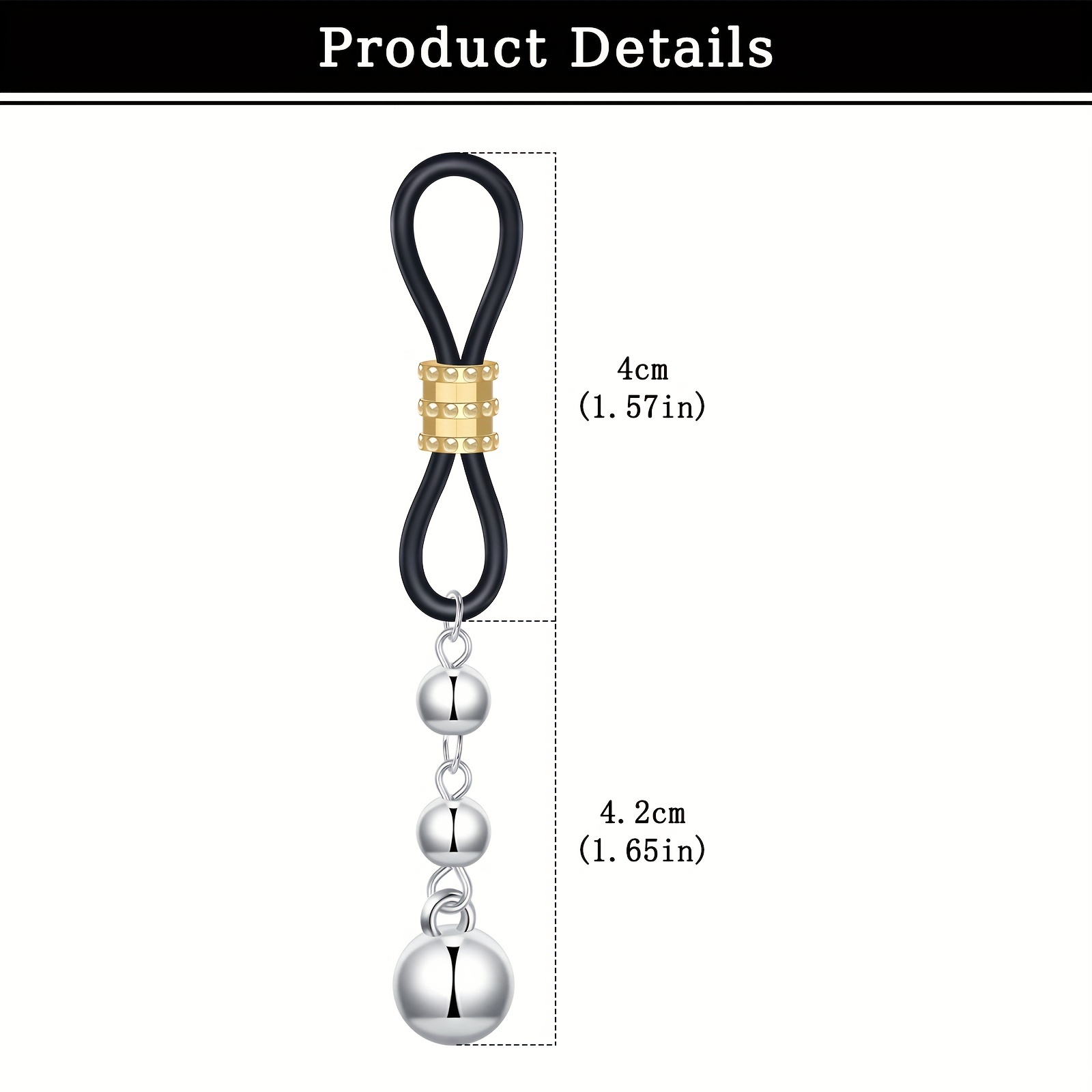 แหวนหัวนมปลอมทำจากสเตนเลสสตีลข - Body Jewelry Nipple Chain บทวิจารณ์และราคา