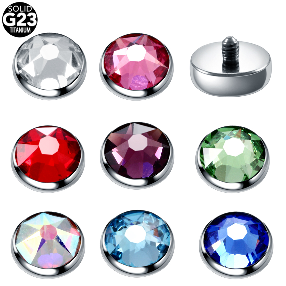 1PC G23 ไทเทเนียม Dermal Ancho - Body Jewelry Implants บทวิจารณ์และราคา