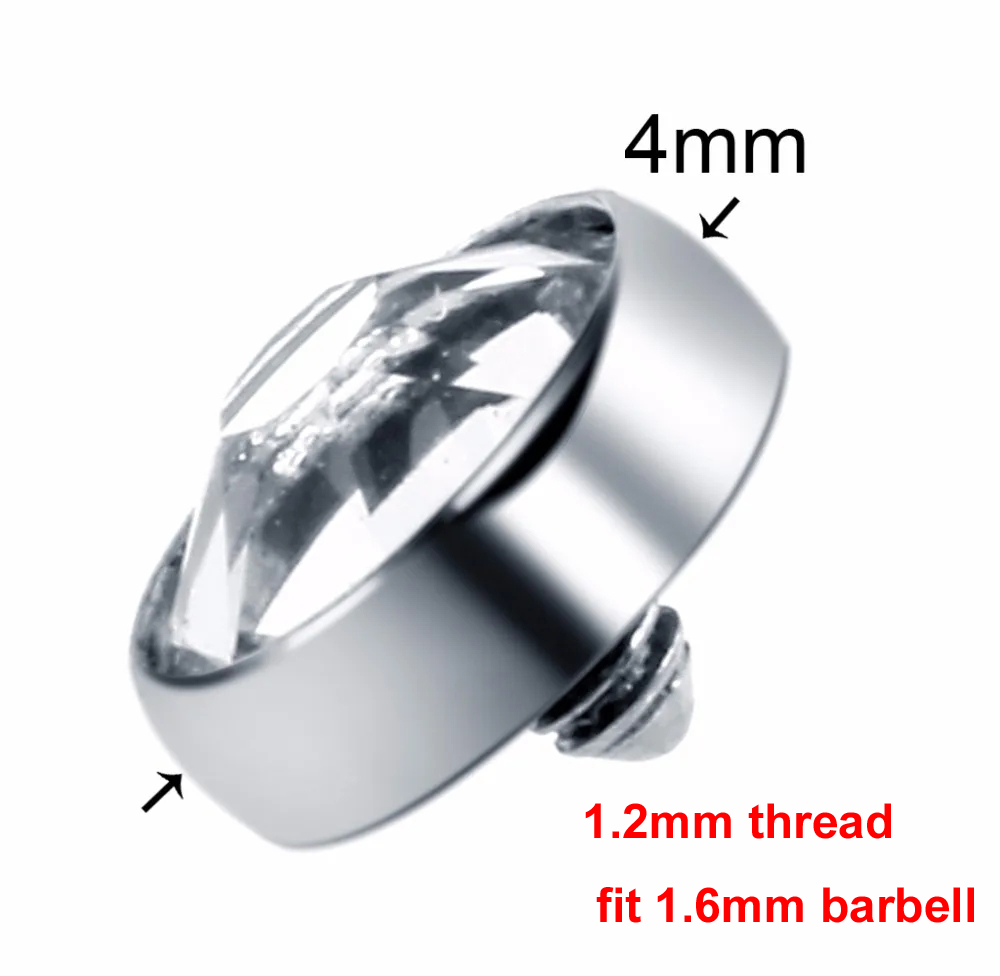 1PC G23 ไทเทเนียม Dermal Ancho - Body Jewelry Implants บทวิจารณ์และราคา
