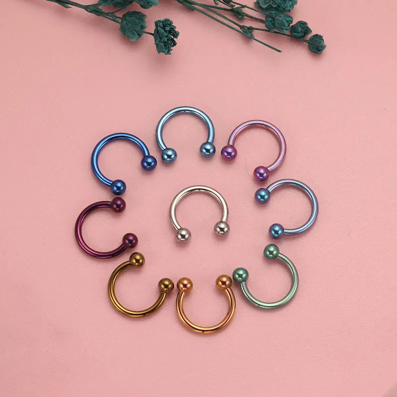 5pcs ASTM F136 ไทเทเนียม Horse - Zoor Body Jewelry บทวิจารณ์และราคา