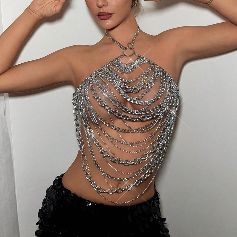 ชุดเครื่องประดับสำหรับเทศกาลผู - Body Jewelry Nipple Chain บทวิจารณ์และราคา