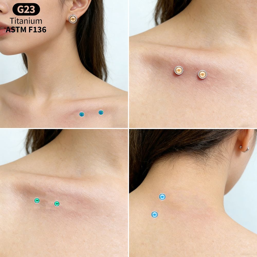 จิวเจาะผิวหนังไทเทเนียม ASTM F - Body Jewelry Implants บทวิจารณ์และราคา