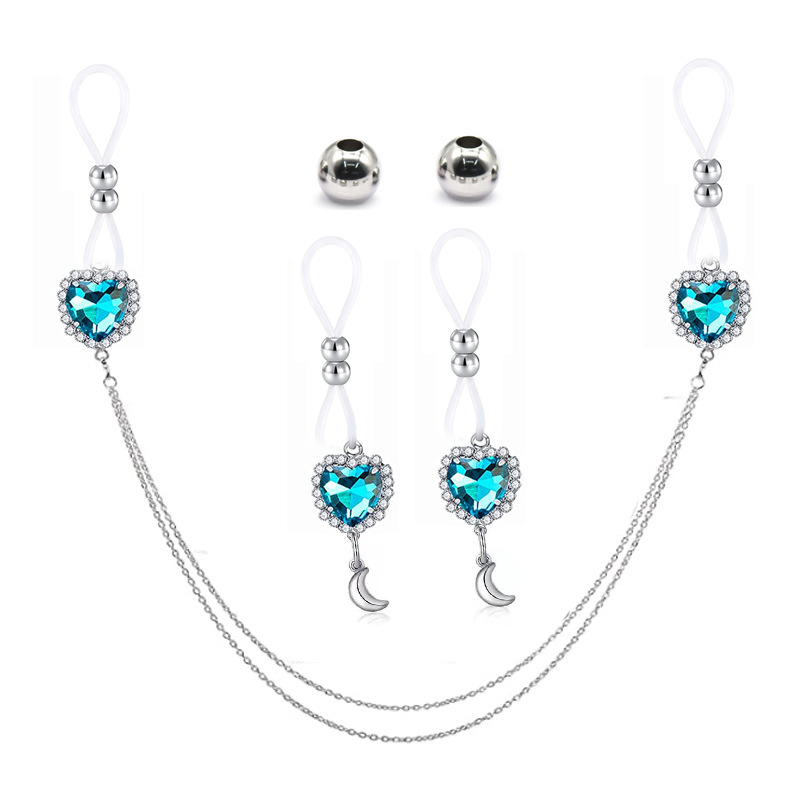 เครื่องประดับร่างกายแบบไม่เจาะ - Body Jewelry Nipple Chain บทวิจารณ์และราคา