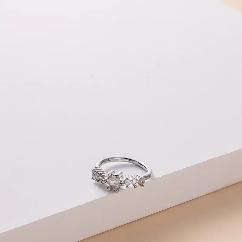 เรียบง่ายแถวเดียวเรขาคณิต S925 - Body Jewelry Materials บทวิจารณ์และราคา