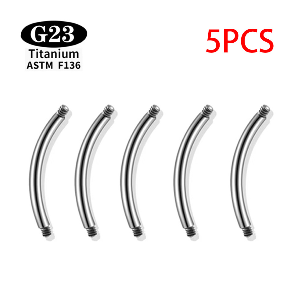ชุดอุปกรณ์เจาะคิ้วแบบโค้ง 5 ชิ - Zoor Body Jewelry บทวิจารณ์และราคา