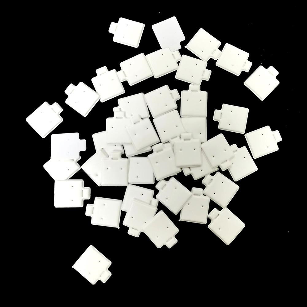 100ชิ้น/ถุงผู้ถือตุ้มหูแผ่นพัฟ - Body Jewelry Display บทวิจารณ์และราคา