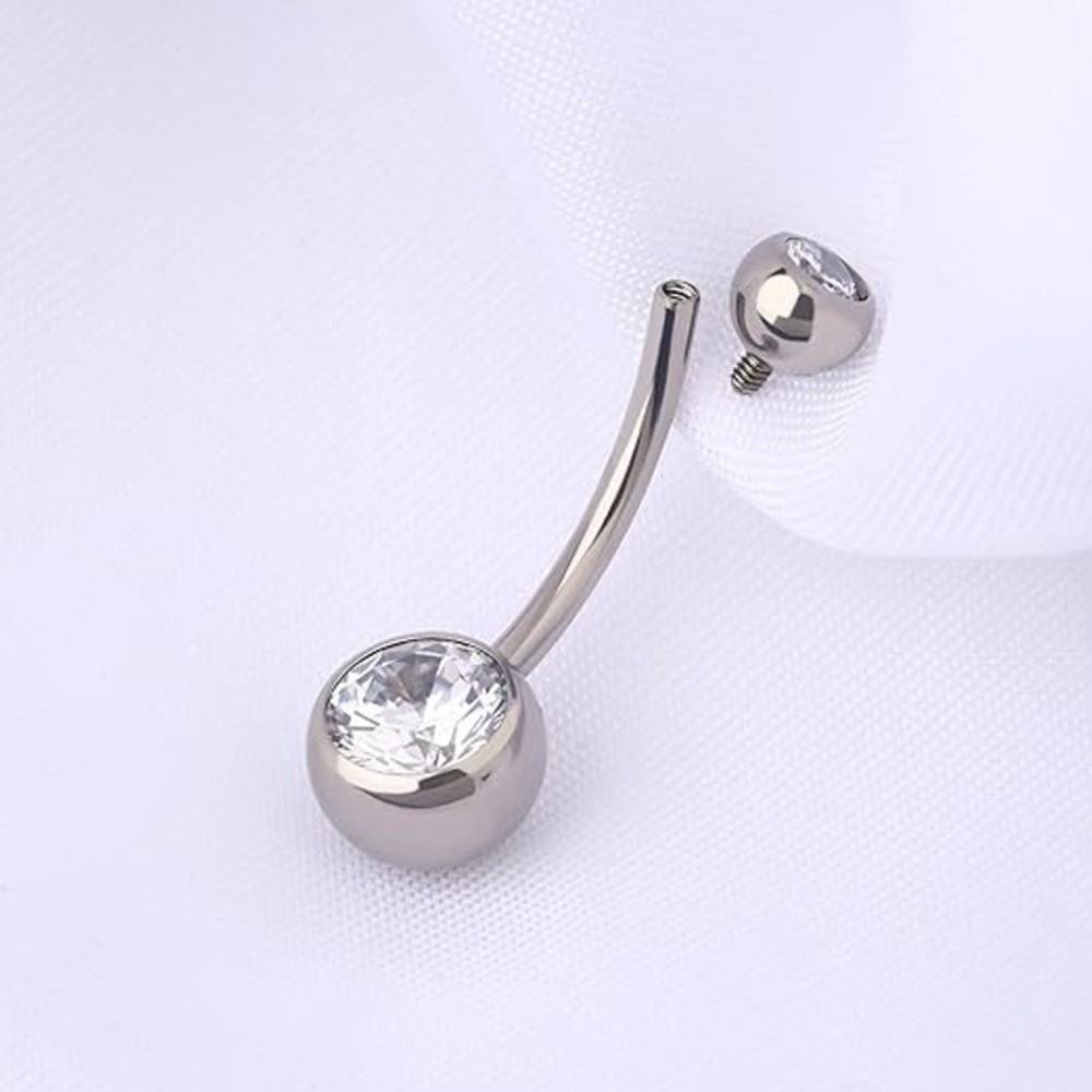 แหวนสะดือวัสดุไทเทเนียมคุณภาพส - Body Jewelry Materials บทวิจารณ์และราคา