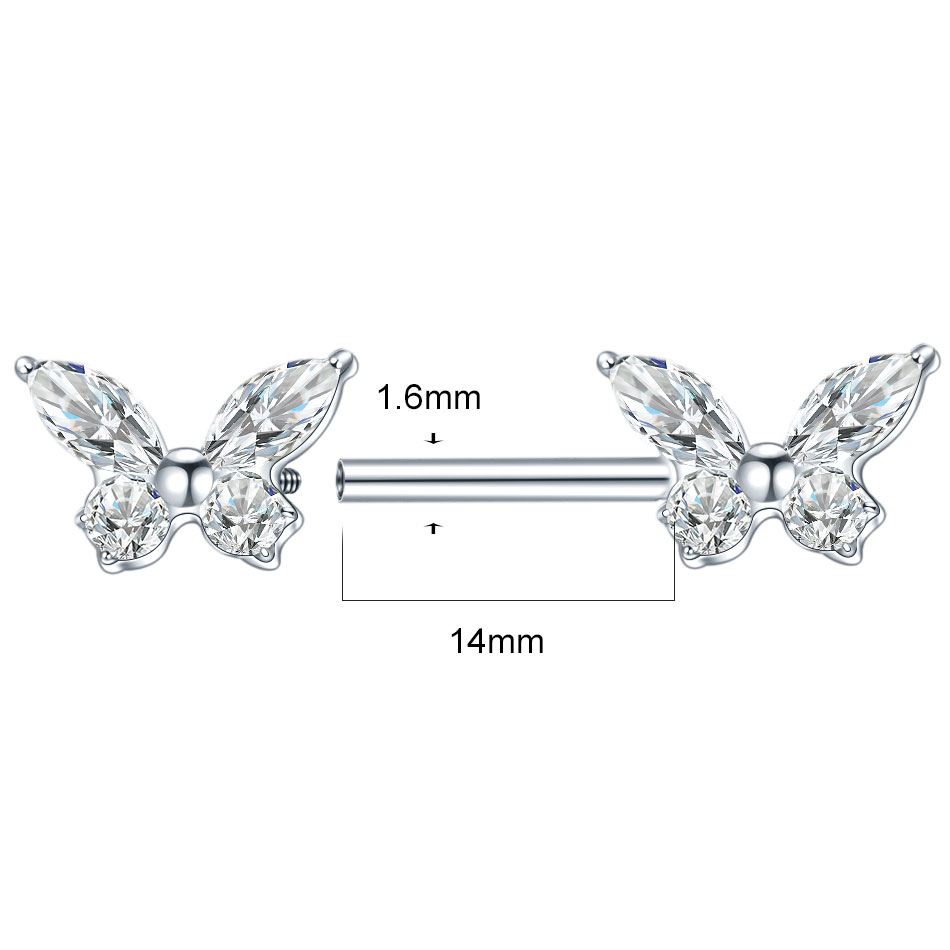 จิวเจาะหัวนมไทเทเนียม G23 แบบแ - Zoor Body Jewelry บทวิจารณ์และราคา