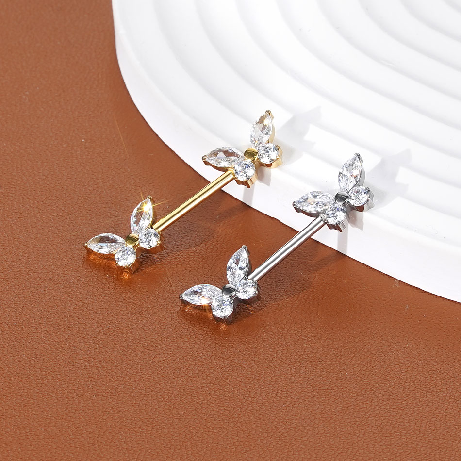 จิวเจาะหัวนมไทเทเนียม G23 แบบแ - Zoor Body Jewelry บทวิจารณ์และราคา