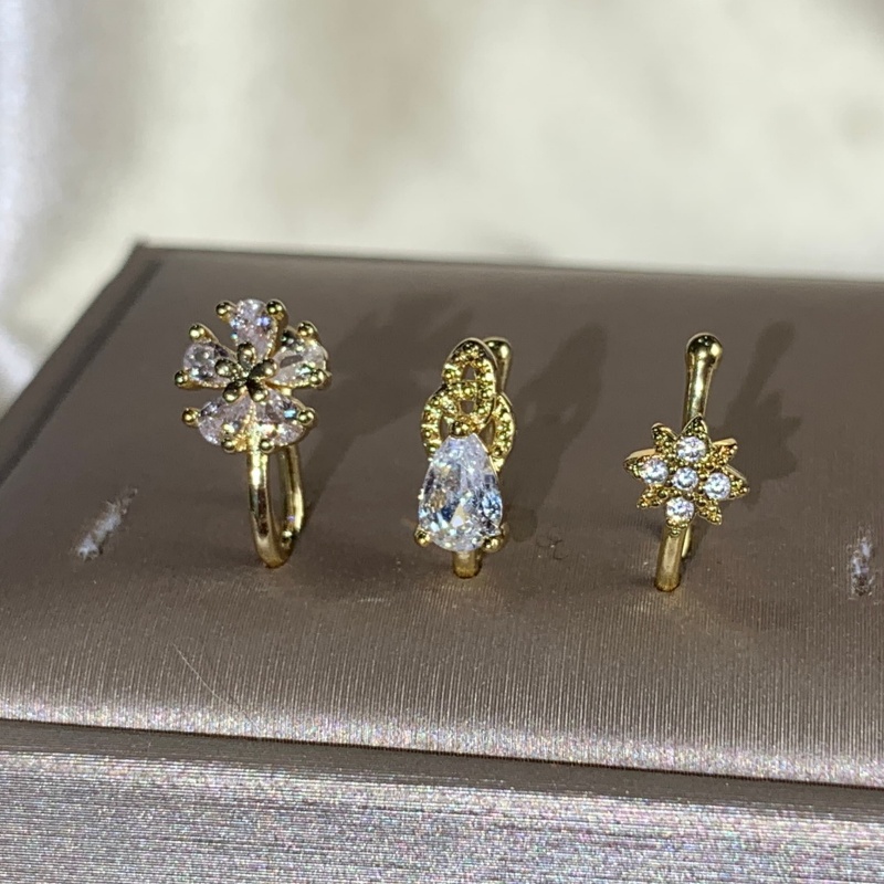 ชุดคลิปหนีบจมูกสไตล์ฝรั่งเศส 3 - Body Jewelry Materials บทวิจารณ์และราคา