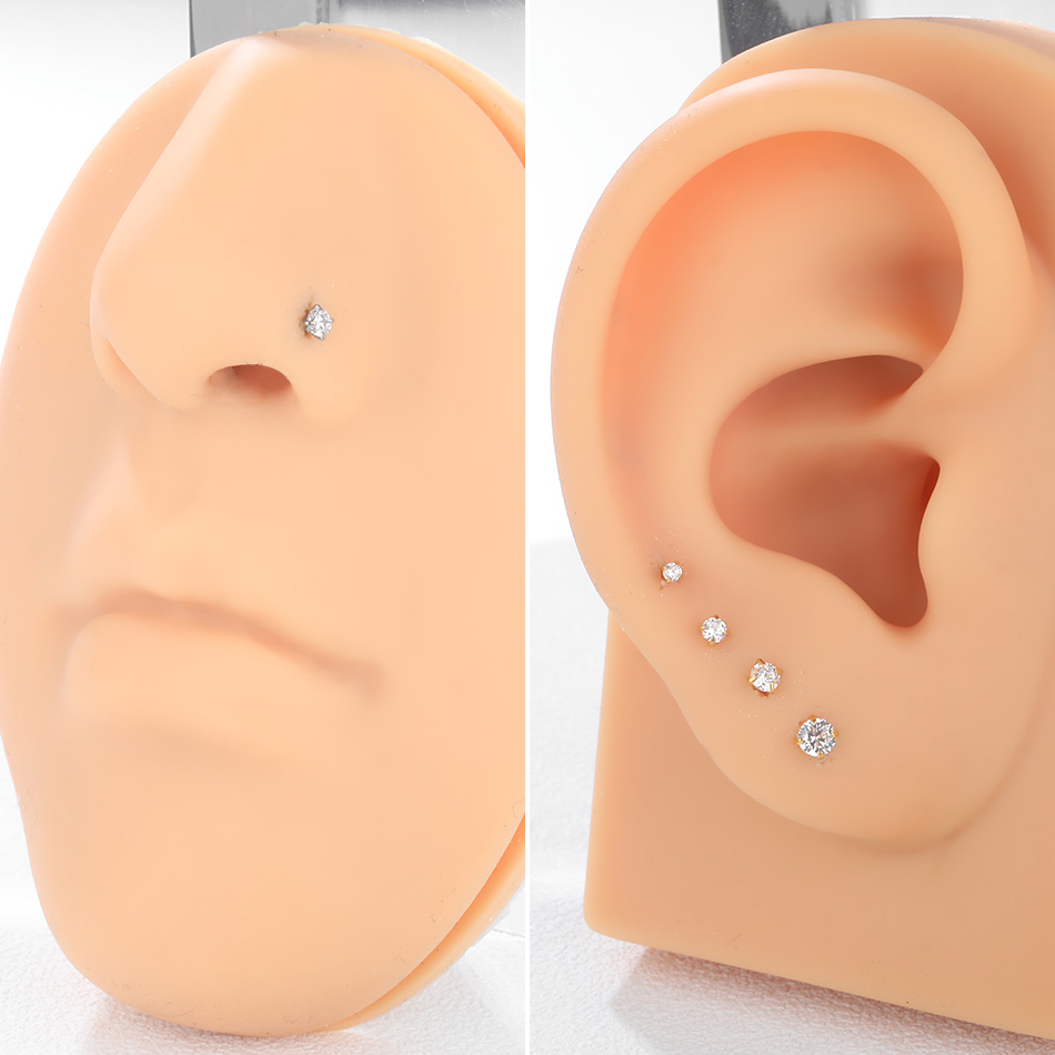 จิวเจาะจมูกไทเทเนียมเกรดอิมแพล - Body Jewelry Implants บทวิจารณ์และราคา
