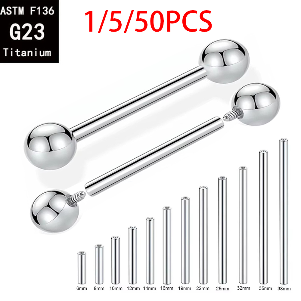 1/5/50 ชิ้น ASTM F136 ไทเทเนีย - Body Jewelry Implants บทวิจารณ์และราคา