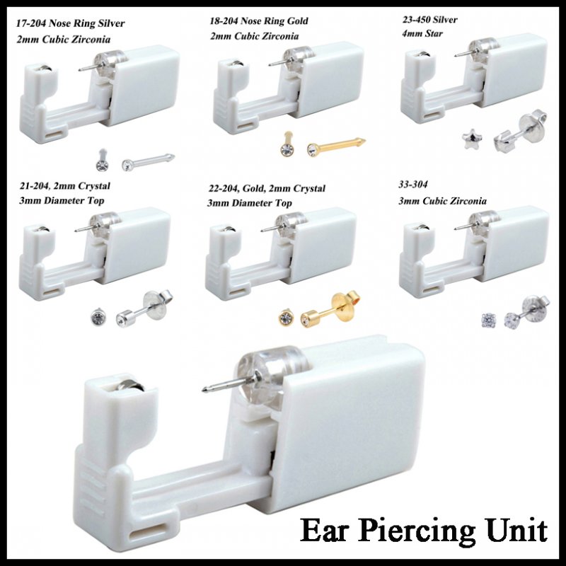ชุด tindik telinga เจาะหูแบบใช - Body Jewelry Display Case บทวิจารณ์และราคา
