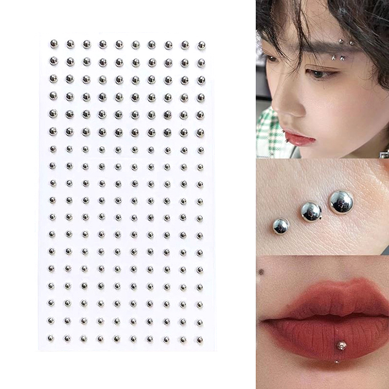 สติกเกอร์เพชรติดจมูกปลอม แบบติ - Body Jewelry Ear Piercing บทวิจารณ์และราคา
