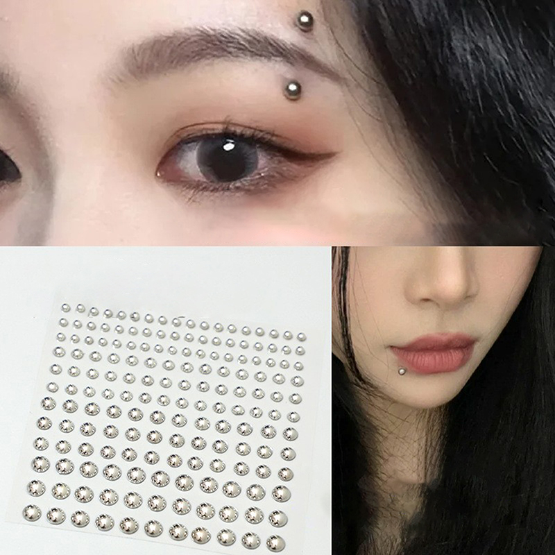 สติกเกอร์เพชรติดจมูกปลอม แบบติ - Body Jewelry Ear Piercing บทวิจารณ์และราคา
