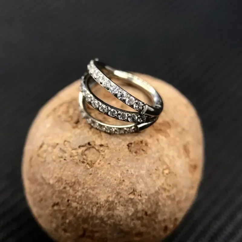 G23 ไทเทเนียมบานพับ Segment แห - Zoor Body Jewelry บทวิจารณ์และราคา