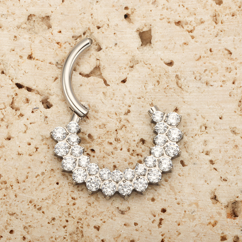 ASTM F136 ไทเทเนียม Clicker Se - Zoor Body Jewelry บทวิจารณ์และราคา