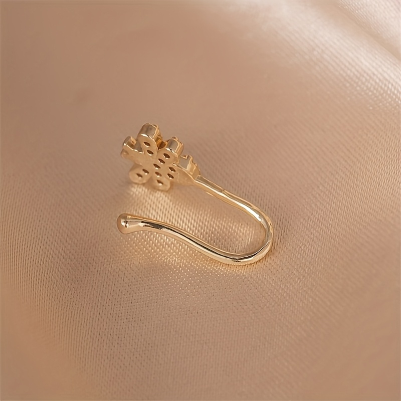 แหวนจมูกแบบไม่เจาะรูรูปผึ้งน้อ - Body Jewelry Materials บทวิจารณ์และราคา
