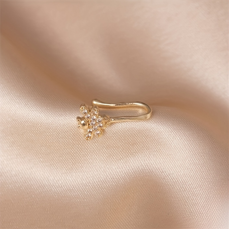 แหวนจมูกแบบไม่เจาะรูรูปผึ้งน้อ - Body Jewelry Materials บทวิจารณ์และราคา